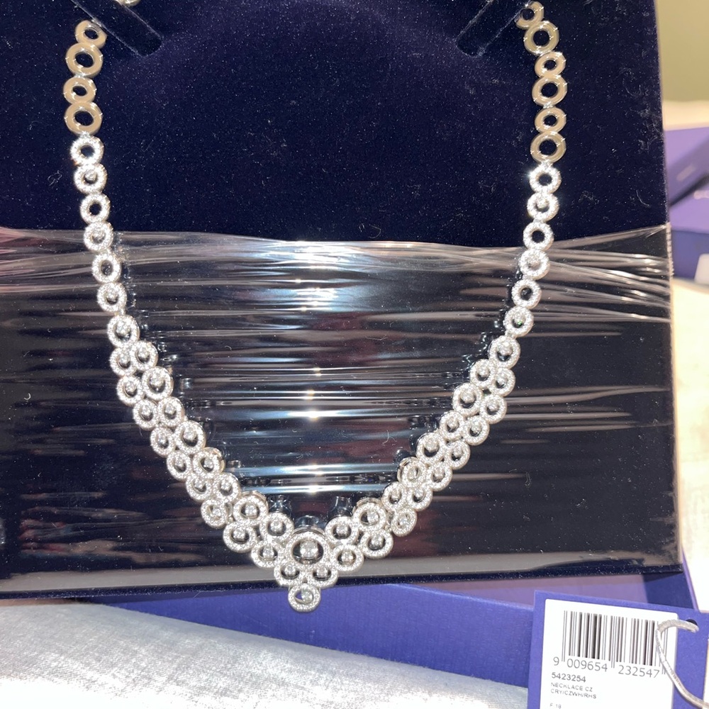Swarovski Silver Creativity Necklace 5423254 - Picture 2 of 2